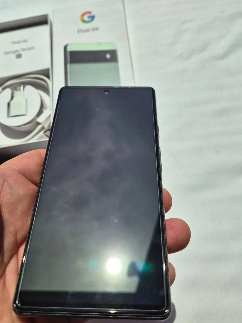 Lightly Used Google Pixel 6a 128GB Sage (Green) Factory Unlocked - Picture 4 of 10